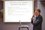"Kryzysy w rozwojego dorosłego" - szkolenie dla bibliotekarzy powiatu wyszkowskiegp prowadzone przez dr. Rafała Bodarskiego, 