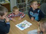 Pasowanie na czytelnika klasy I w Filii Bibliotecznej w Leszczydole Starym, 