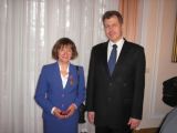 Przyznanie nagrody Prezydenta dla pani M. Ambroziak, 