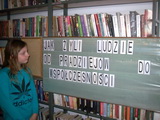 Biblioteczny Wehikuł Czasu - ferie zimowe w Filii Bibliotecznej w Rybnie, 