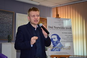 Dni Norwida 2018 - wykład dr. Karola Samsela "Obywatel Cyprian Norwid. Tajemnica, osobowość, fenomen poety", 